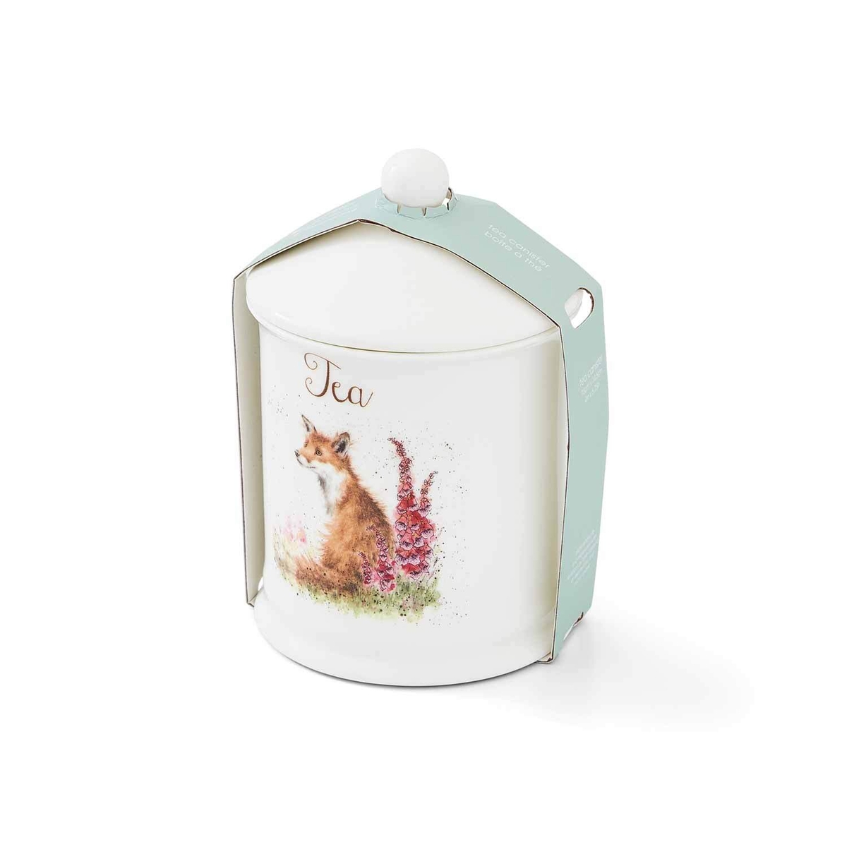 Wrendale Designs Tea Canister Foxgloves image number null